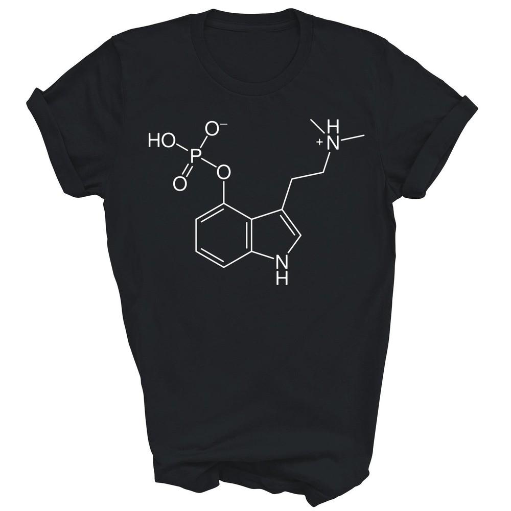 

Psilocybin Molecule Magic Mushroom Unisex Shirt Gift S