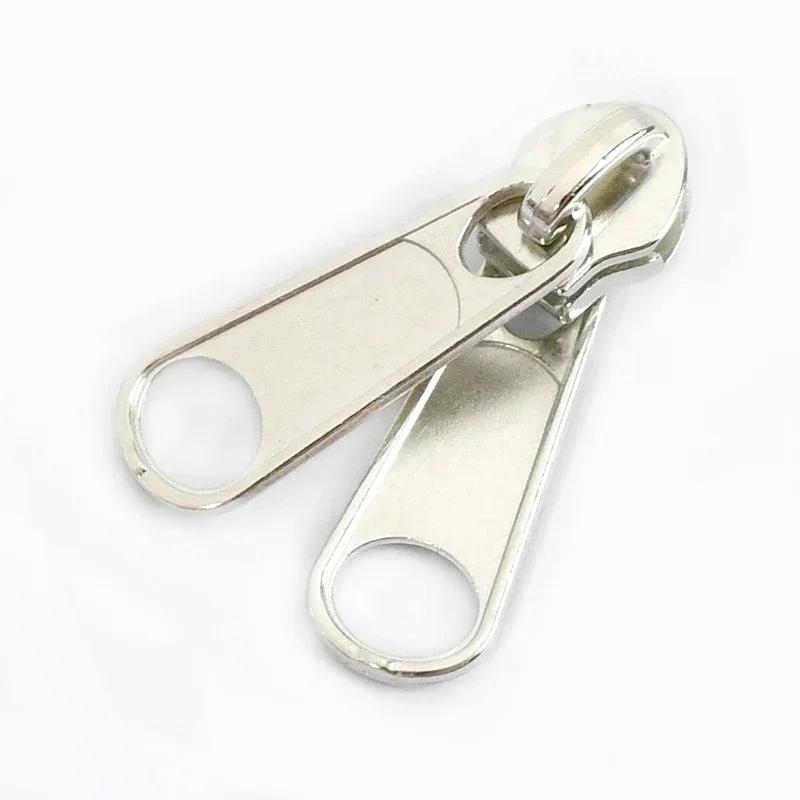 10/20/40Pcs 3# 5# 8# 10# Zipper Puller for Nylon Zips Bag Tent Single/Double Zip Slider Luggage Zippers Replace Repair Accessory