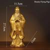 1pc Metal Confucius Ornament Home Foyer Decoration Confucius' Office Desktop Decoration Metal Statue Craftsmanship Chinese Style