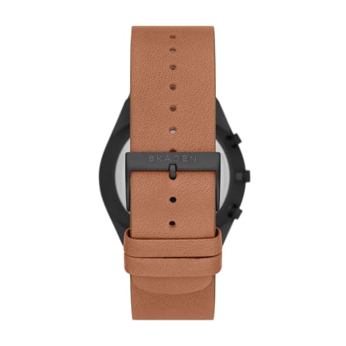 Skagen Grenen Chronograph Watch SKW6823 Men's Brown