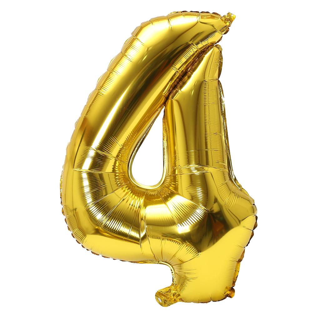 32 Inch Digital Aluminum Film Balloon Paper Card Hardcover Slim Body Digital Party Floating Decoration Balloon