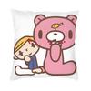 Cartoon Gloomy Bear Square Throw Pillow Cover Decoration D Two Side Printing Cushion Cover for Living Room