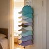 Hat Organizer Wall Mount Multilayer Baseball Cap Storage Display Holder Space Saving Bedroom Door Closet Hat Hanger