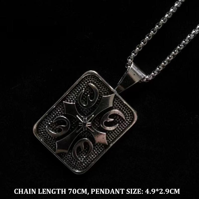 

Мужское ожерелье, женское ожерелье с крестом, модная ювелирная подвеска серебряный