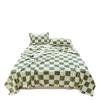 Panda Plaid Plush Flannel Blanket - Thick, Comfortable, and Cozy for Autumn and Winter