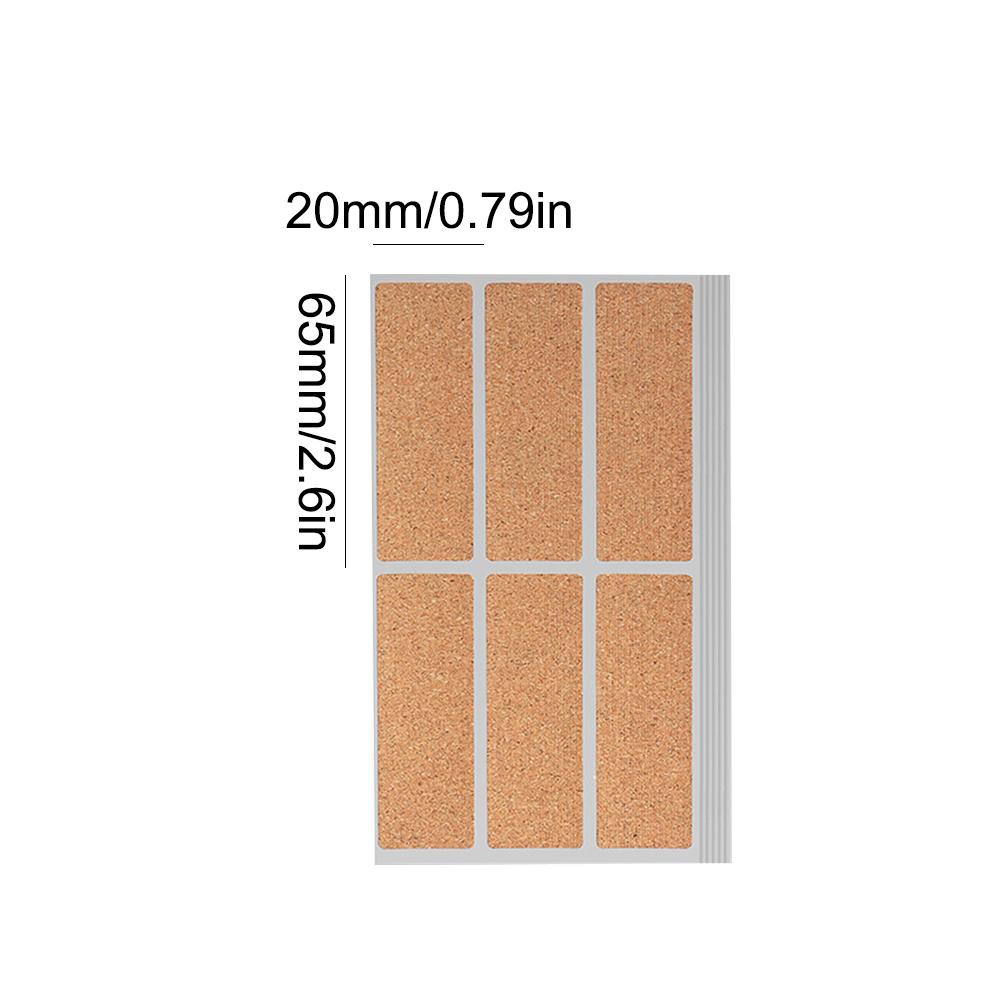 Cork Sticker Self Adhesive Biscuit Bag Seal Sticker Classification Label Spice Container Tags Sticker for Household Kitchen