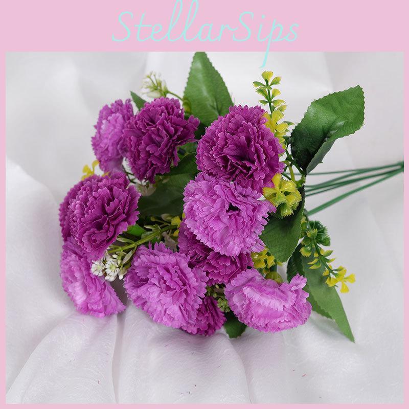 Carnation Simulation Artificial Bouquet Hotel Decoration Flowers Holding