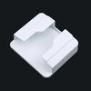 Bedside iPad Mobile Phone Wall Mount Smartphone Holder Charging Shelf Matte Seamless Plastic Bracket