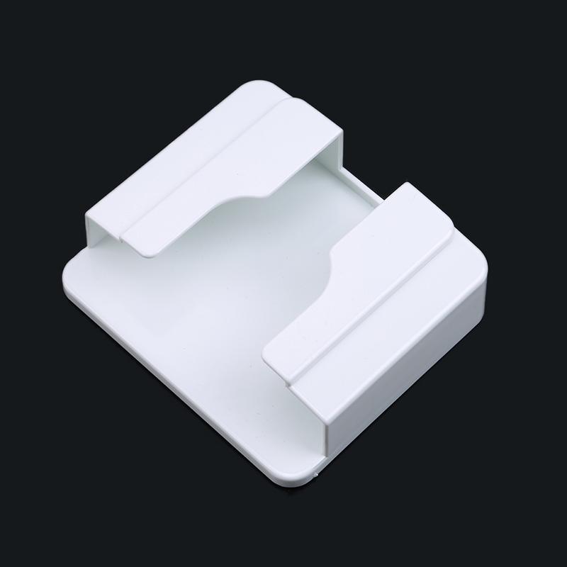 Bedside iPad Mobile Phone Wall Mount Smartphone Holder Charging Shelf Matte Seamless Plastic Bracket