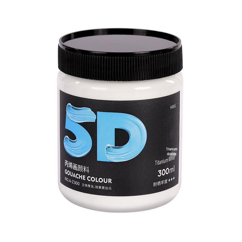 Lata de Pintura Acrílica de 300 ml: Impermeable, Ideal para Estudiantes de Arte, Proyectos de Bricolaje y Arte Pintado a Mano por Niños