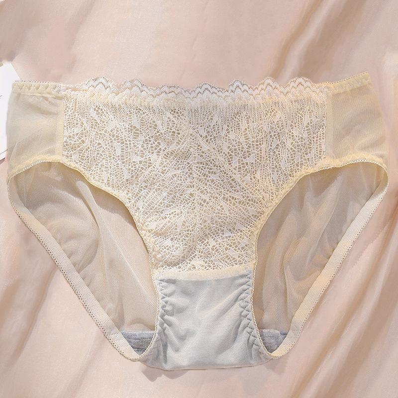Twilight Clouds Double Breasts Anti-sagging No Steel Rim Lace Upper Support Adjustable Bra Set