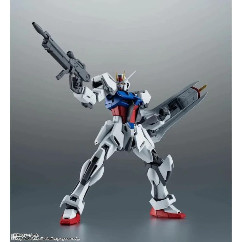 TAMASHII NATIONS Robot Spirits GAT-X105 Strike Gundam A.N.I.M.E. 125mm PVC ABS Painted Action Figure