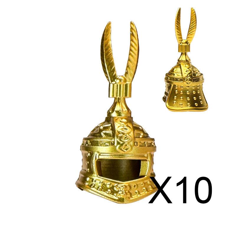 MOC Bausteine Mittelalter Ritter Soldat Actionfiguren Waffen Zubehör Schwert Speer Umhang Weste Helm Rüstung Geschenk Spielzeug Stein