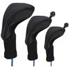 Sulanx Golf Head Cover Set Driver Fairway Wood Utility Single 3-Piece 4-Piece 5-Piece
