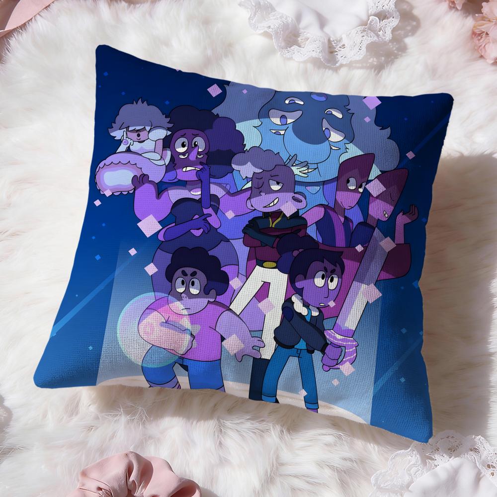 S-Steven Universe FutureS Cushion Cover Premium Comfort Reversible Pillow Cove -Two in One Design for Any Room & Car Interior