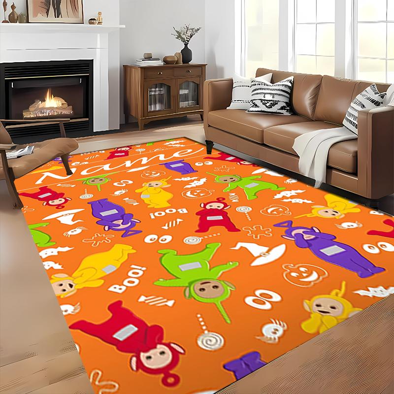 Custom personalization Teletubbies Area Rug - Perfect For Kitchen, Bathroom,Laundry Room Decor Large Size Available,Gift All Seasons