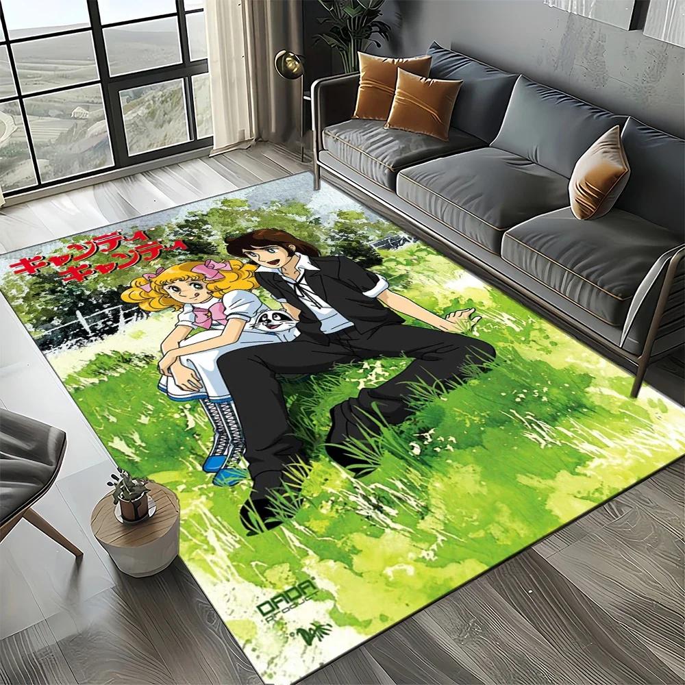 Candy Candy 27 Style New 3D Girl Cartoon AnimeRug Carpet for Living Room Bedroom Decor,Non-slip Decoration for Sofa Doormat Kid