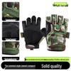 Men's Full-Finger Outdoor Tactical Gloves - Cut-Resistant, Wear-Resistant for Motorcycle Riding & Combat