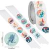 Mermaid Princess Curl Stickers - 500 Waterproof, Self-Adhesive Sheets of Hot Cartoon Characters