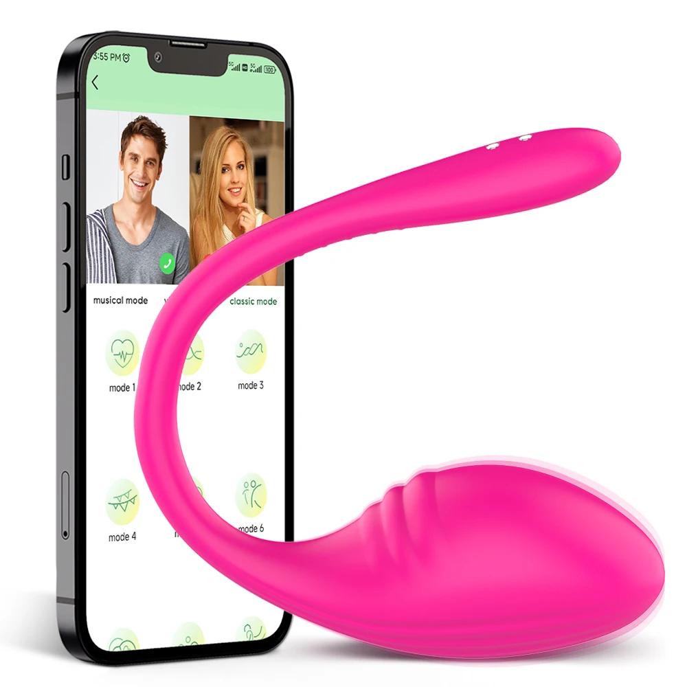 Wireless Bluetooth G Spot Dildo Vibrator for Women APP Remote Control Wear Vibrating Egg Clit Female Panties Sex Toys for Adults