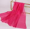 Luxury Chiffon Silk Scarf Spring Summer Scarf Women Head Scarf Beach Shawls Bandana Headband Muslim Hijabs Black Scarf/Scarves