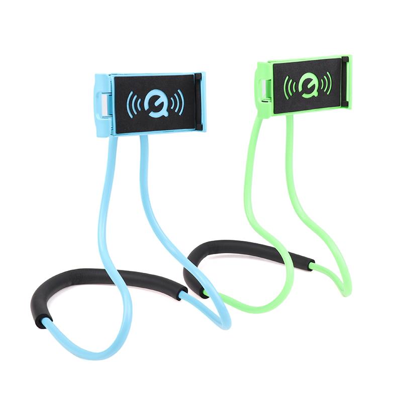 Lazy Hanging Neck Phone Stand Holder Rotatable Mobile Phone Stand Necklace Bracket Bed 360 Degree Phone Holder For Smartphones