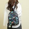Graffiti Travel Backpack Women's Multifunctional Shoulder Bag Oxford Chest Bag