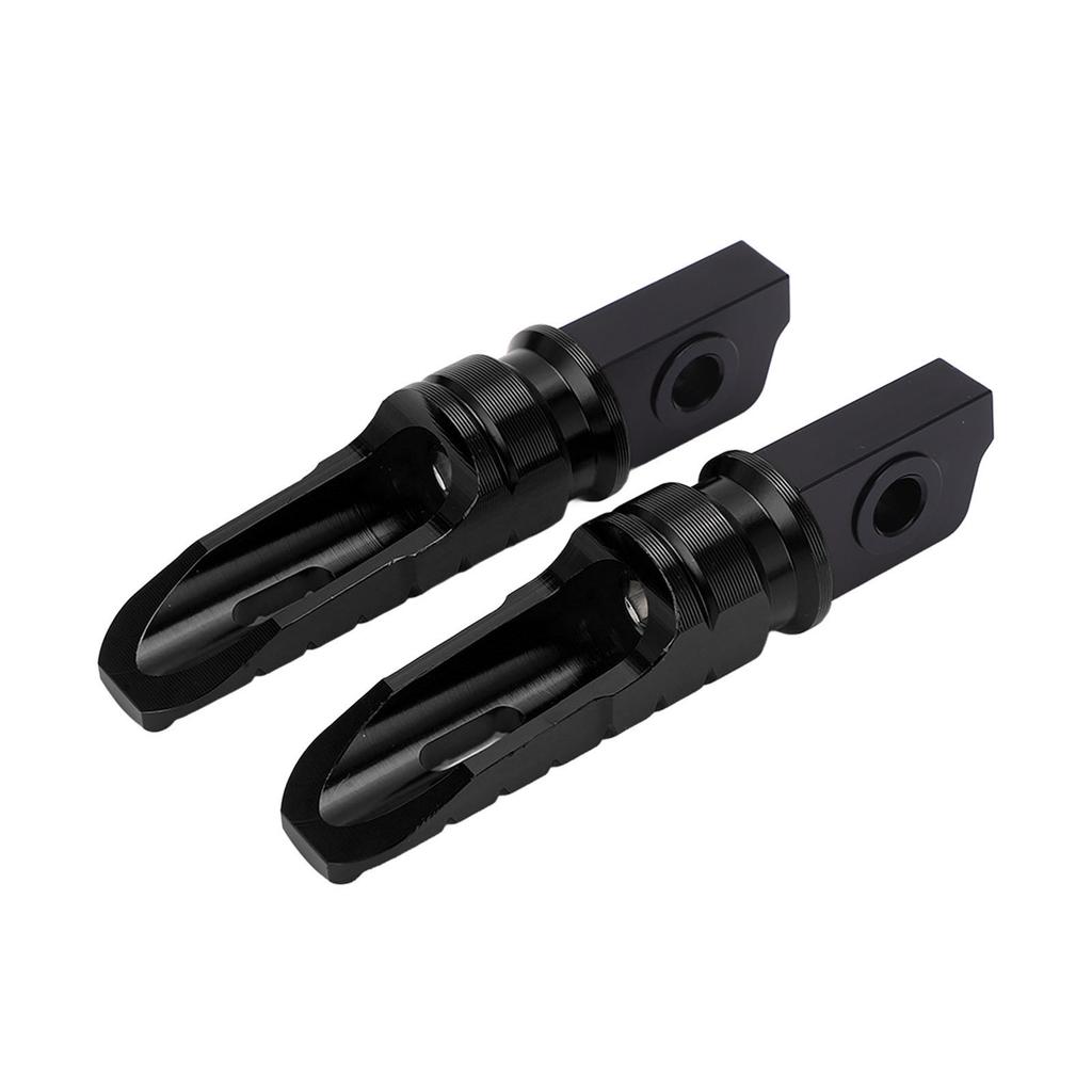 2pcs Motorcycle Front Footpeg Footrest T6063 Aluminum Alloy Anti Slip Rustproof Replacement for Aprilia GPR125
