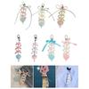 Vintage Bowknot and Heart Keychain Trendy Key Holder Stylish Bag Charm Ornament for Fashion Enthusiasts and Gift Seekers