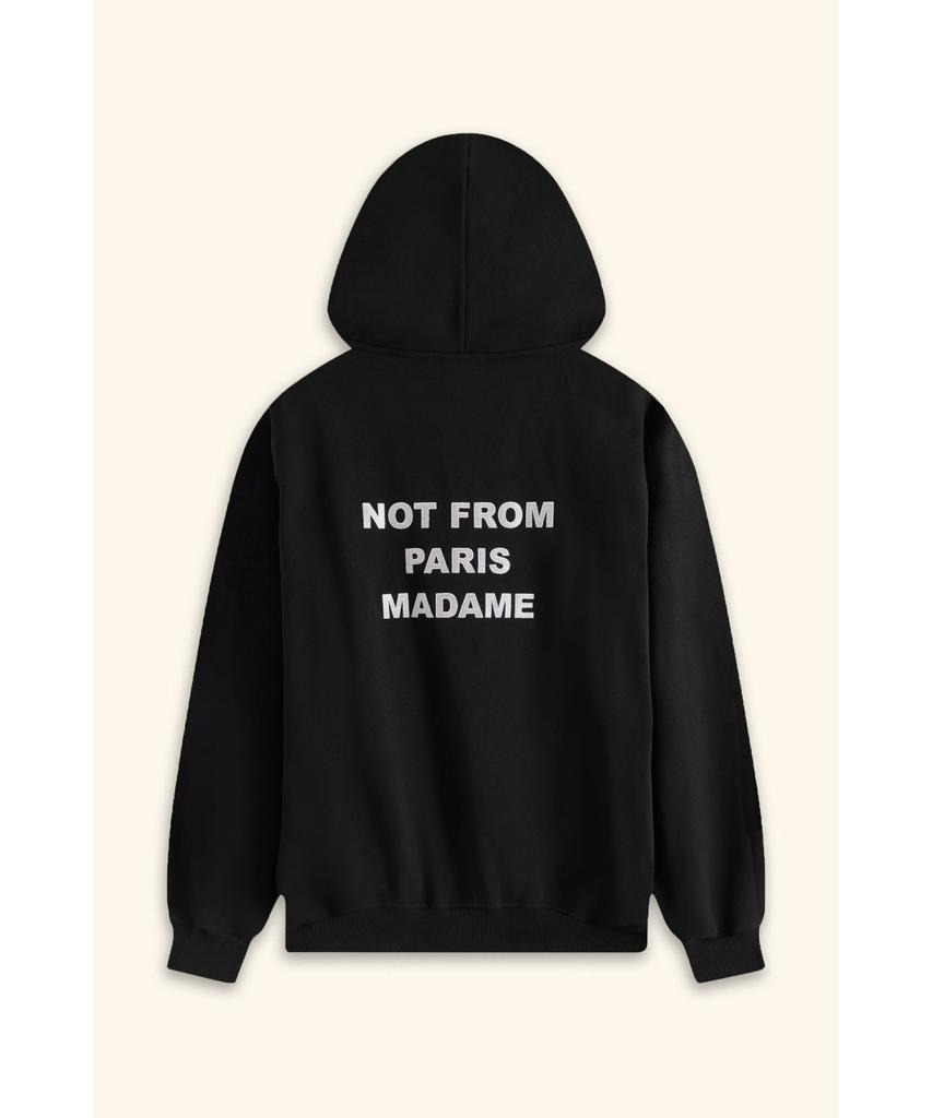 Drole De Monsieur Le Hoodie Slogan D0Tha25001Bkx