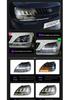 LED Projector Headlights with Flowing Turn Signals for 1998-2003 Lexus RX