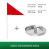 Indoor Golf Practice Mat with Slope and Portable Big Foot Push Cart