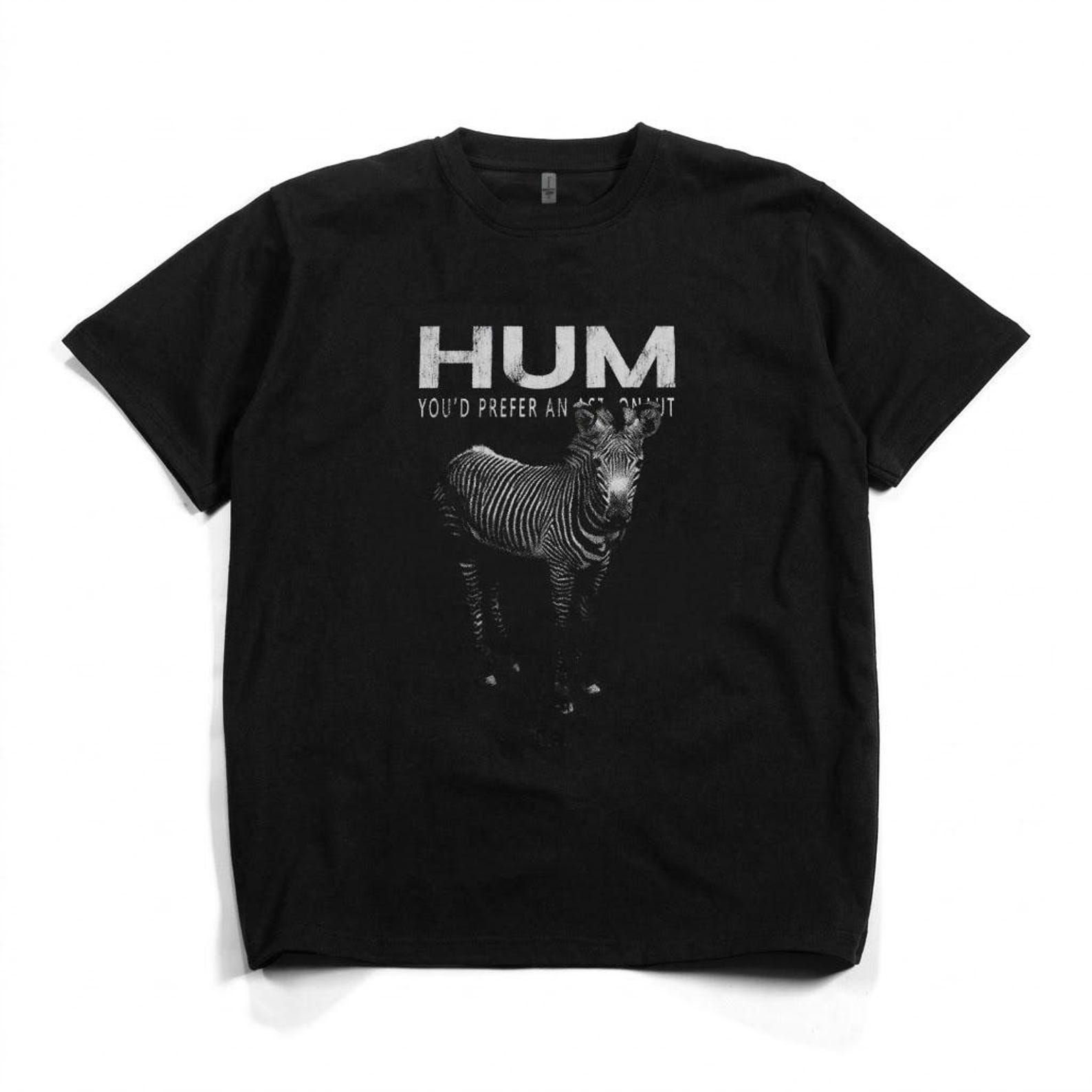 Hum 90s Style Graphic T-Shirt, Astronaut Album Cotton Tee 2XL