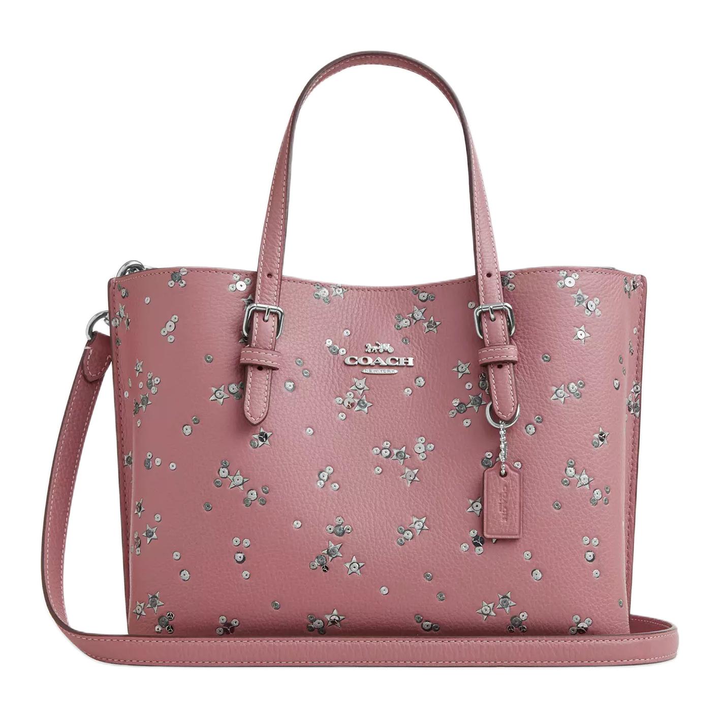 Coach Mollie 25 Star Print Tote Bag Women tote CCV87-SVPF6 Basic Set (Bag+Dust Bag)