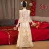 2025 Summer Xiuhe Wedding Dress: Elegant Chinese Dragon & Phoenix Gown