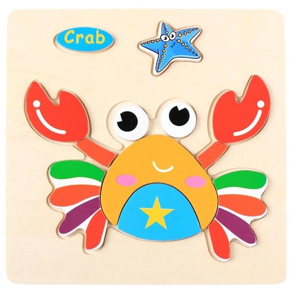 Premium Quality Wooden Puzzle Educational Developmental Baby Kids Training Toy With Fashion Style