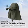 1Pcs UPF50+ Sun Hat Breathable Sweat-Absorbent Face Cover Foldable Brim Water-Resistant Full Face Sun Protection Cycling