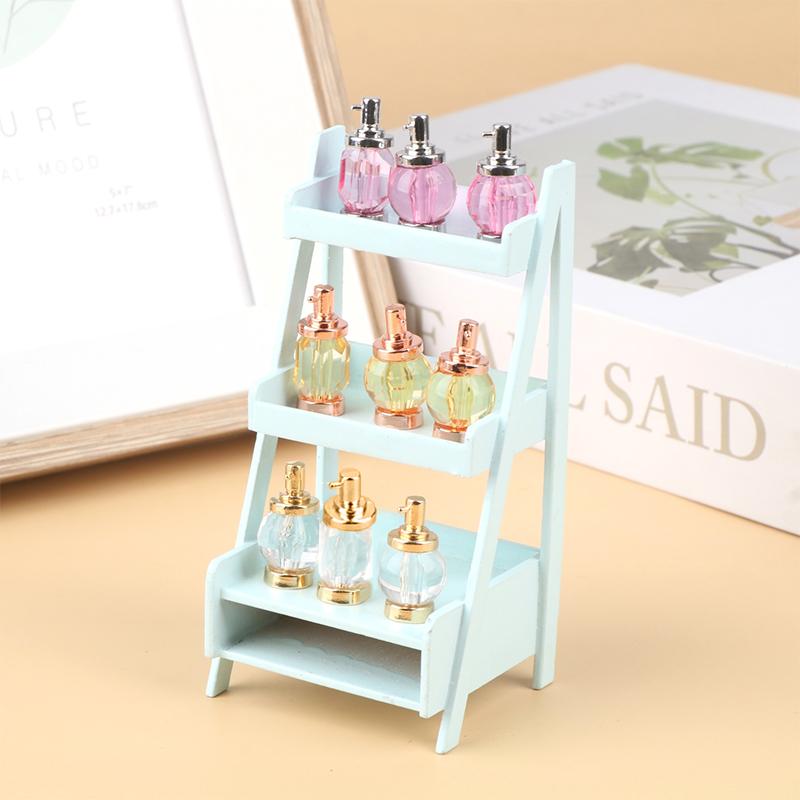 1 Set 1/12 Dollhouse Miniature Perfume Model Doll House Bedroom Bath Decor Toy Doll Fashion Makeup Accessories