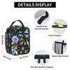 Lunch Bag Tropical Floral Convenient Lunch Box For Child Birds Picnic Cooler Bag Casual Waterproof Tote Food Bags Christmas