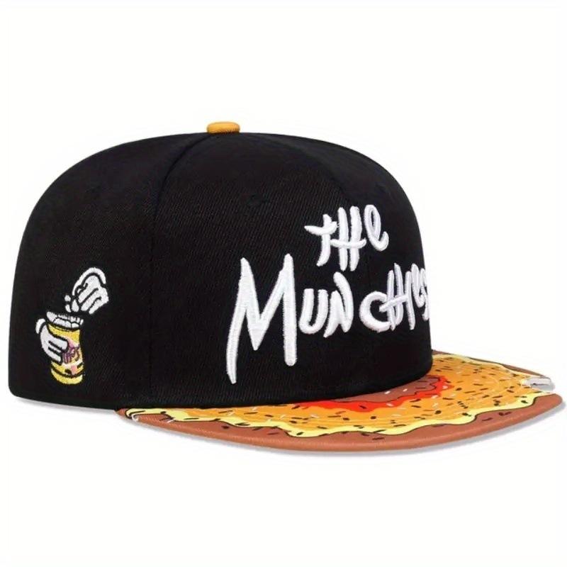 Unisex Letter Embroidery Watermelon Printing Hip-hop Hats Outdoor Adjustable Casual Baseball Caps Sunscreen Hat