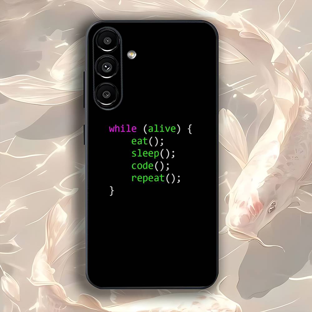 

Programming Languages Coders Phone Case Silicone Soft For Samsung Galaxy A73,31,32,72,41,53,52,71,22,5G,Note,J7,8,9 SamsungA13 5G