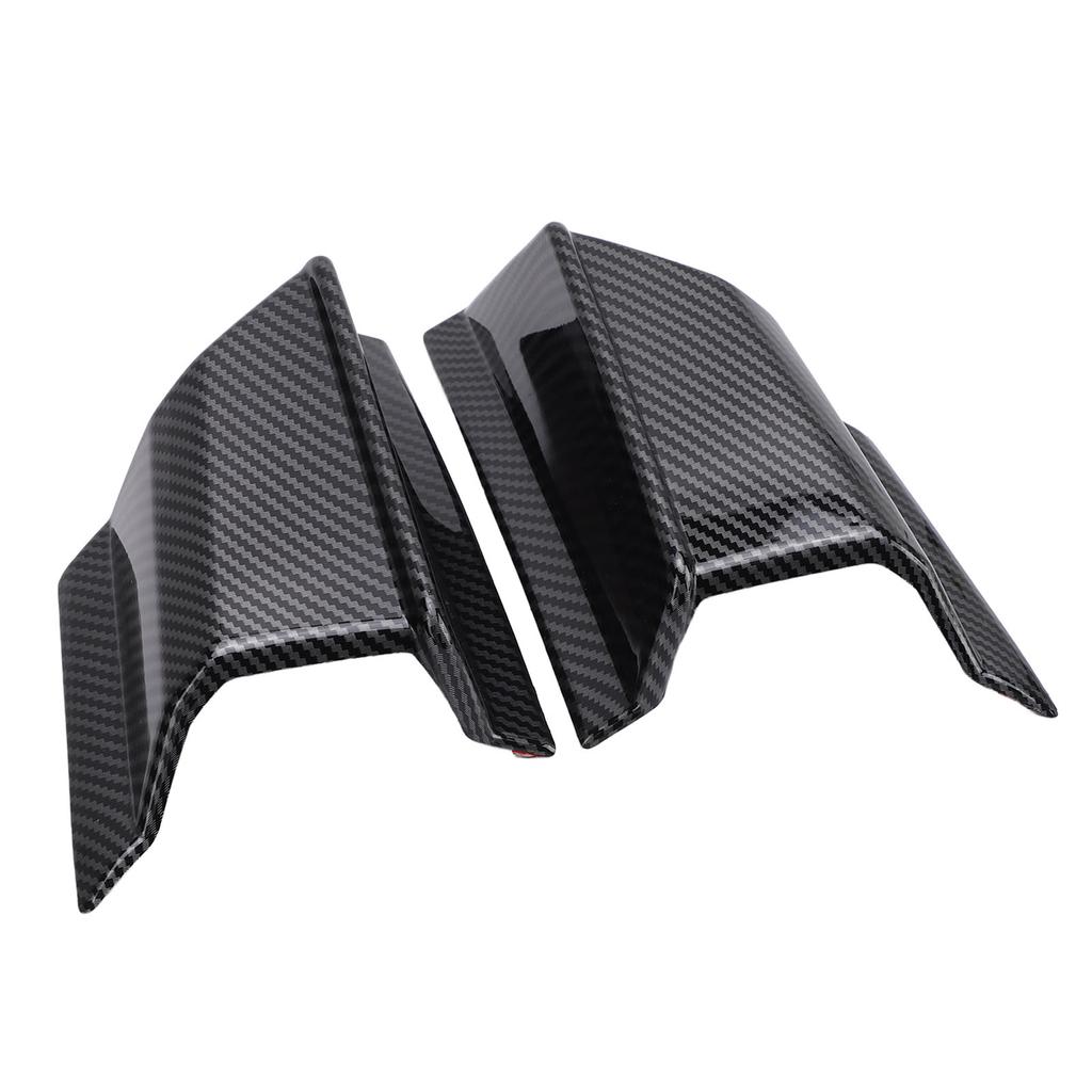 1 Para Motocyklowy Przedni Spoiler ABS Ochrona przed Uderzeniami Boczne Owiewki Skrzydełka dla ADV 160 2019?2024
