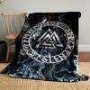 Viking Valknut Rune Design Blanket print blanket soft and cozy perfect for the living room bed sofa or a nap,gift