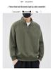 Men's Trendy Half-Zip Hoodie, Stand Collar Pullover for Spring, Autumn, Winter 2025