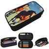 Running Horse And Equestrian Pencil Case for Kids School Pen Box Pencil Bag Stationery Supplies Pen Holder Bag