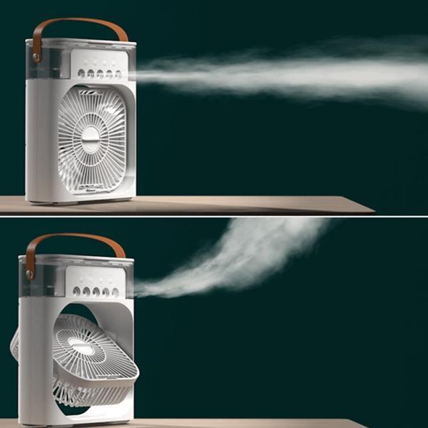 Small Desktop Cooler Home Fan Mute Mini Usb Spray Humidifier
