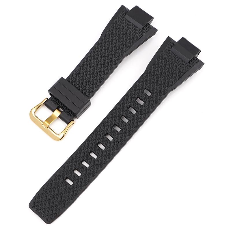 Watch Accessories For Casio G-SHOCK GST-B400 Series Resin Strap Men's Sports Waterproof Rubber Replacement Watchband Bracelet