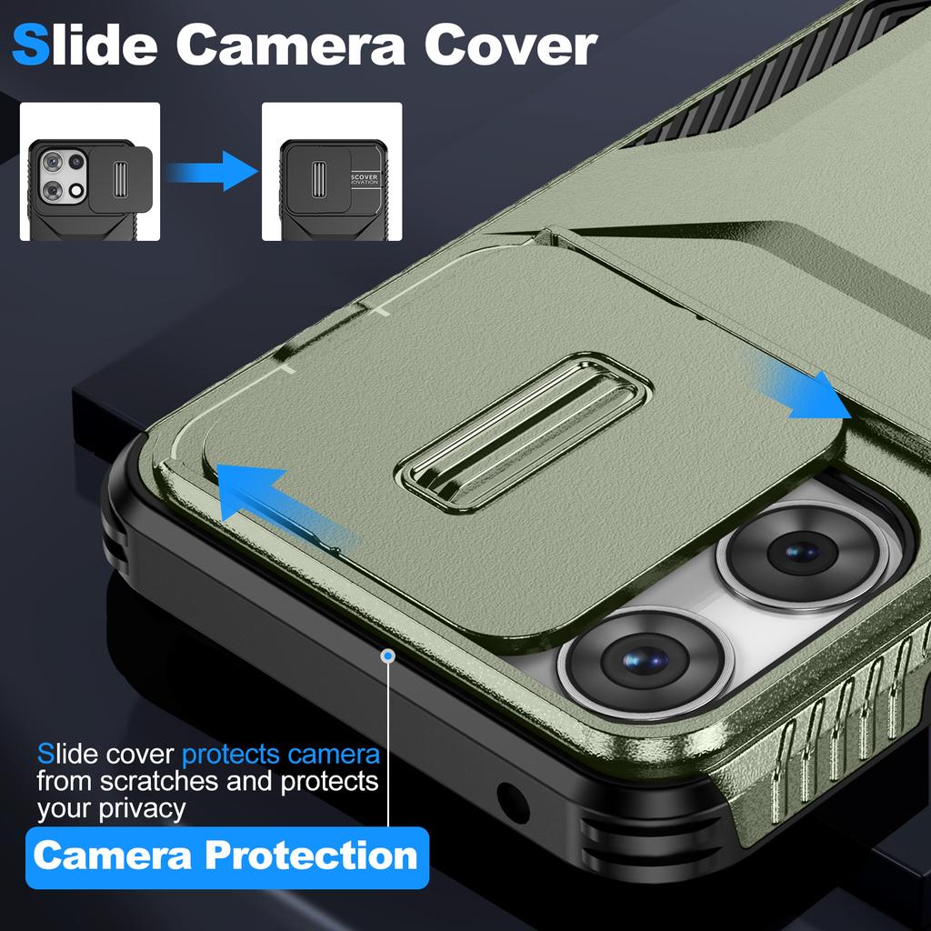 For Motorola Moto G 5G (2025) Case Camshield TPU + PC Phone Cover Non-Slip Side Edge