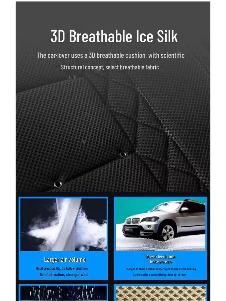 Chłodząca poduszka na siedzenie samochodowe z wentylatorem - Oddychająca letnia wentylacja do rozpraszania ciepła