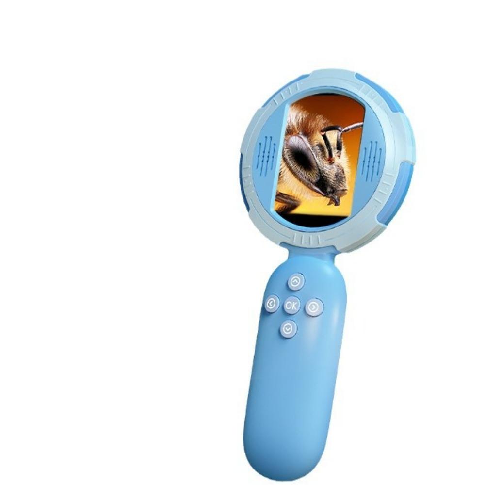 8 LED Lights Digital Microscope 100X Mini Microscope Handheld Magnifying Glass  Gifts for Kids